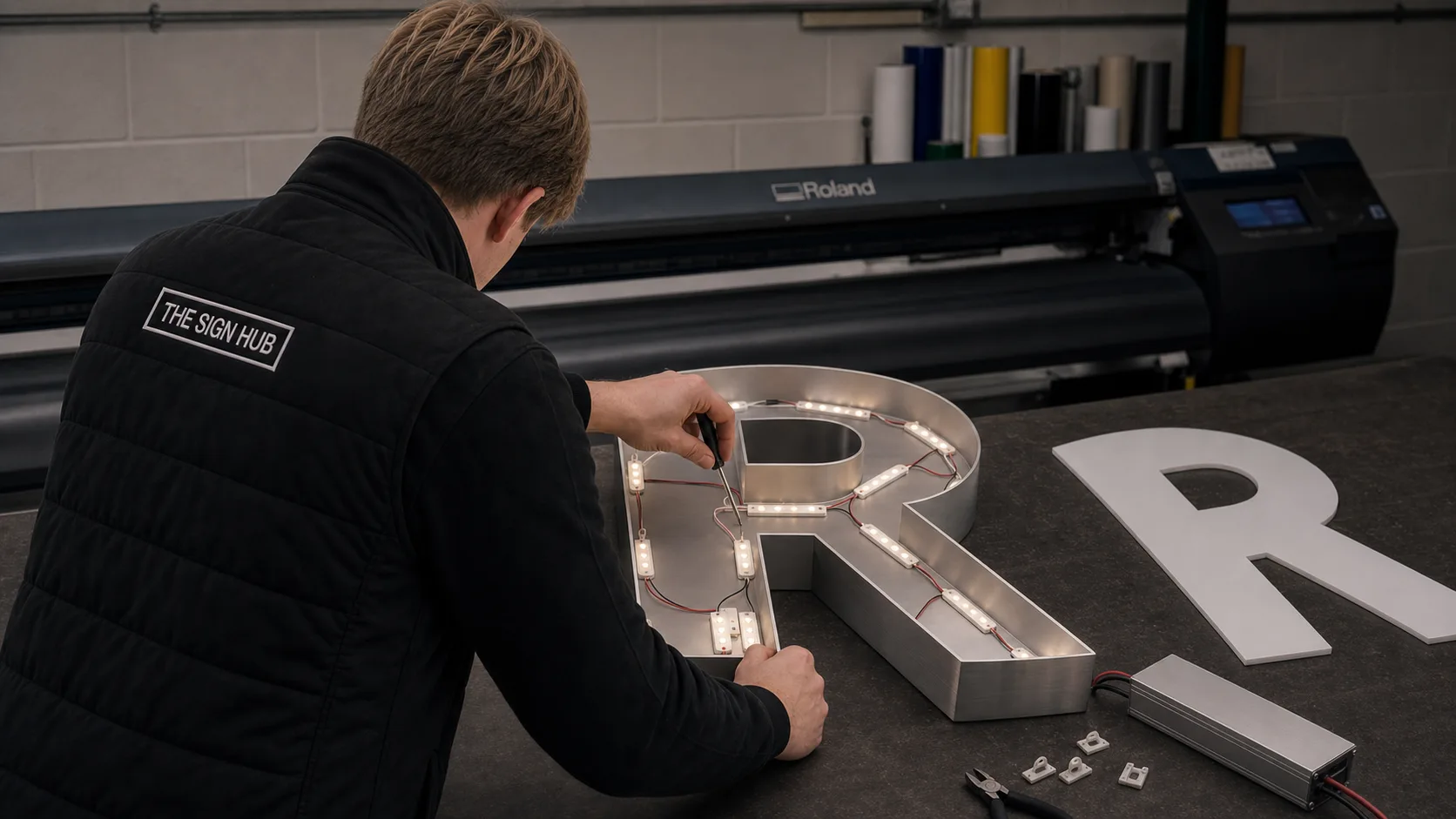 LED channel letter assembly
