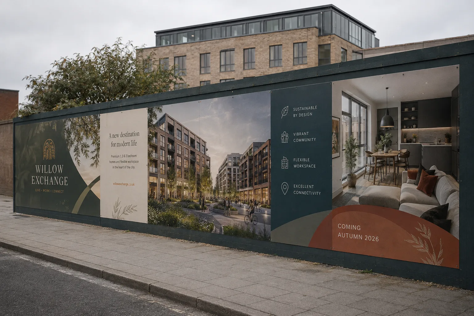 Printed hoarding