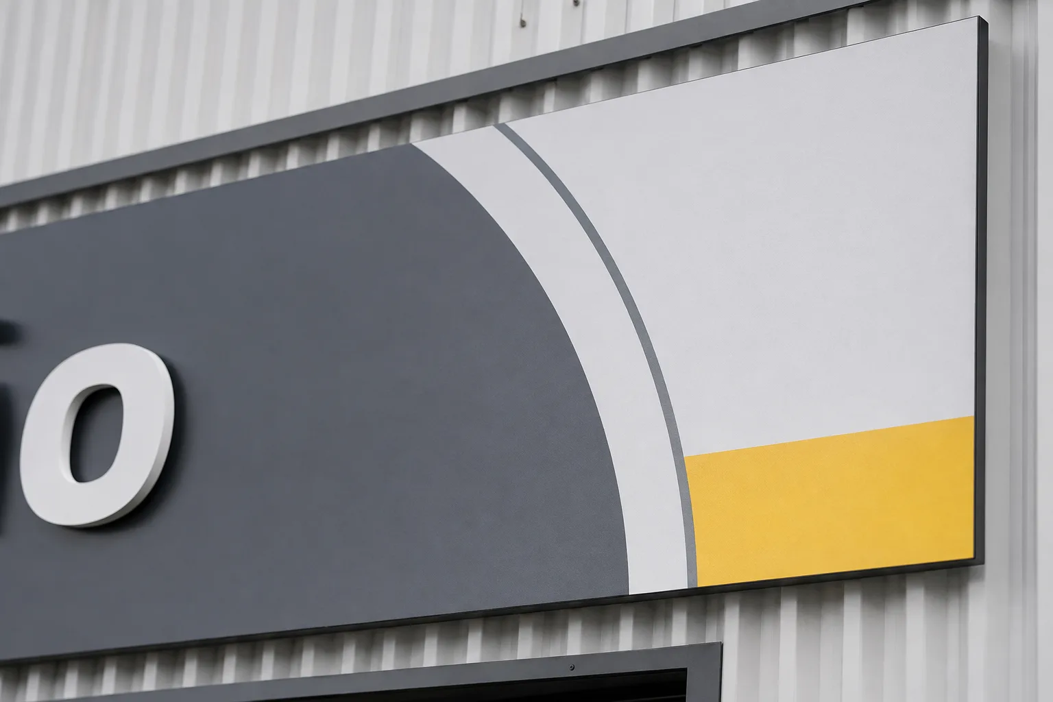 Flat panel fascia